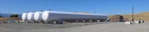 90000 Gallon propane tanks at RPS